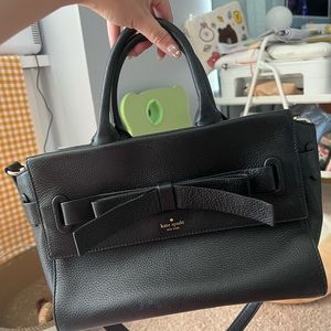 kate spade black handbag cross body bag good condition used